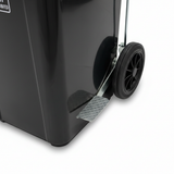 Marcolo Bali Plastic Pedal Dust Bin with Lid Black - 240 Litres