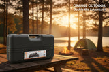 ORANGE OUTDOOR Double Burner Portable Gas Stove 60×26×12 cm – Heavy Duty Camping Cooker for Outdoor Travel & BBQ