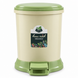 Plastic Pedal Dustbin Green - 33×25cm