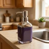 Acrylic Liquid Soap Dispenser Purple - 400ml