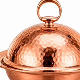 Yuniverse Copper-Finish Serving Dish with Lid - 14cm