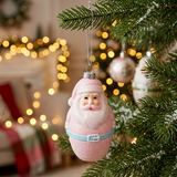Santa Claus Plastic Christmas Hanging Decoration – 10cm