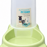 Plastic Pet Food Feeder Green - 25×25cm