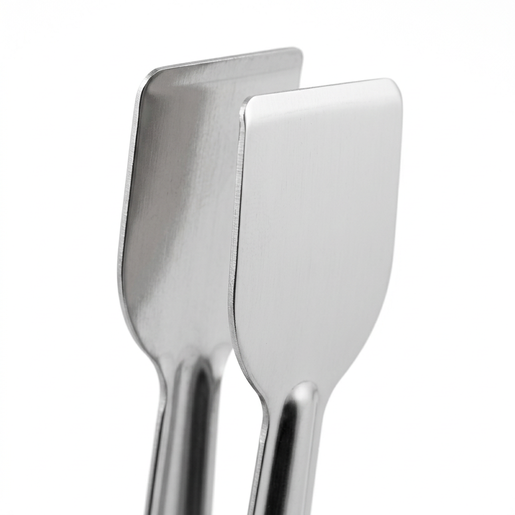 Classy Touch Metal Kitchen Tong Silver - 9 Inch