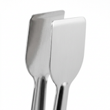 Classy Touch Metal Kitchen Tong Silver - 9 Inch