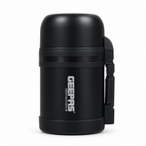Geepas Stainless Steel Vacuum Flask Black - 600ml