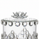 Glass Candy Pot with Lid - 15x10cm