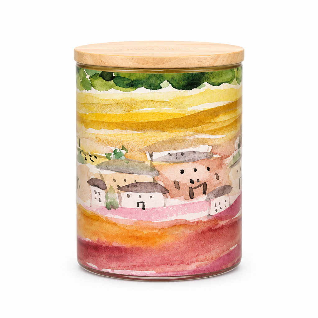 Home Fragrance Camellia Longjing Scented Candle - 7oz