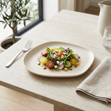 Ceramic Plate with Rounded Edges – 25×20cm