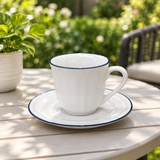 Luhpar Ceramic Cup & Saucer Set - 235ml
