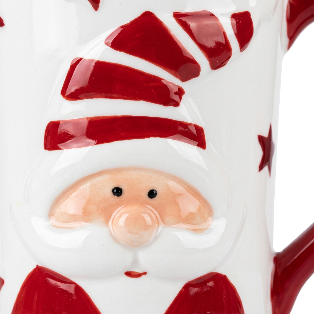 Ceramic Christmas Santa Mug - 300ml