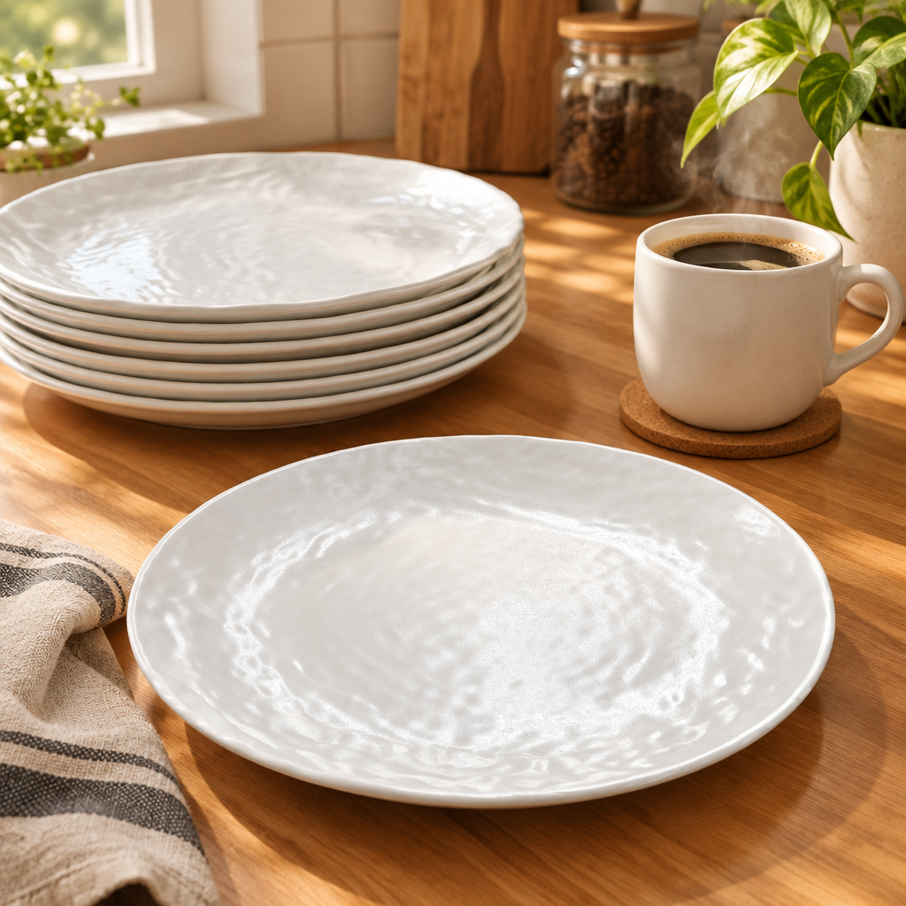 Elite Melamine Plate White – 11 Inch