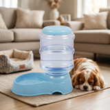 Plastic Pet Water Feeder Light Blue - 3.5 Litres