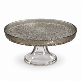 Danny Home Glass Footed Cake Plate - 21cm