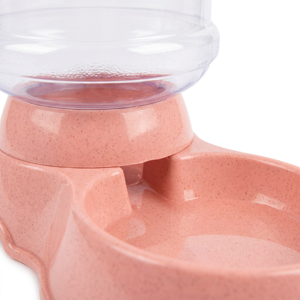 Plastic Pet Water Feeder Pink - 3.5 Litres