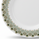 Henlee Melamine Dinner Plate White - 10 Inch