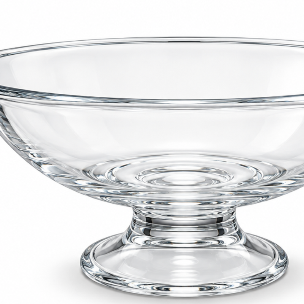 Glass Footed Serving Bowl - 30cm