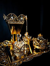 5Pcs Incence Burner Set With Gold And Crystal Design - Al Kabayel Discount Centre5Pcs Incence Burner Set With Gold And Crystal DesignHome Décor AccentsAKDCAl Kabayel Discount Centre