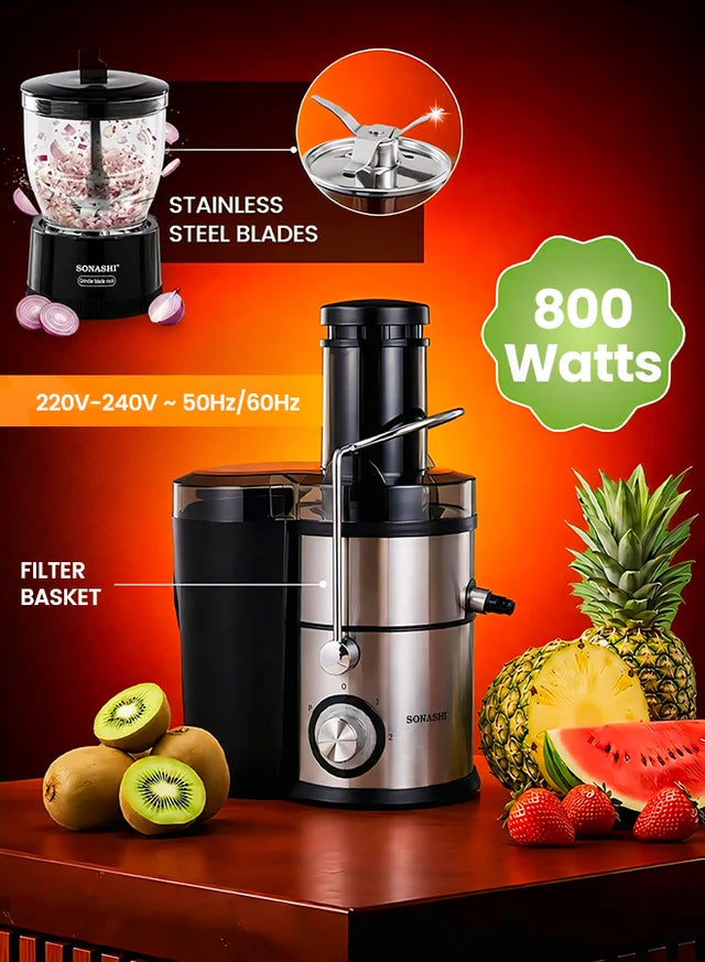 سوناشي عصّارة / خلاط قوي 4 في 1 SJB-401N