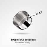 Stahl Artisan Triply Stainless Steel Mikro Saucepan-270ML