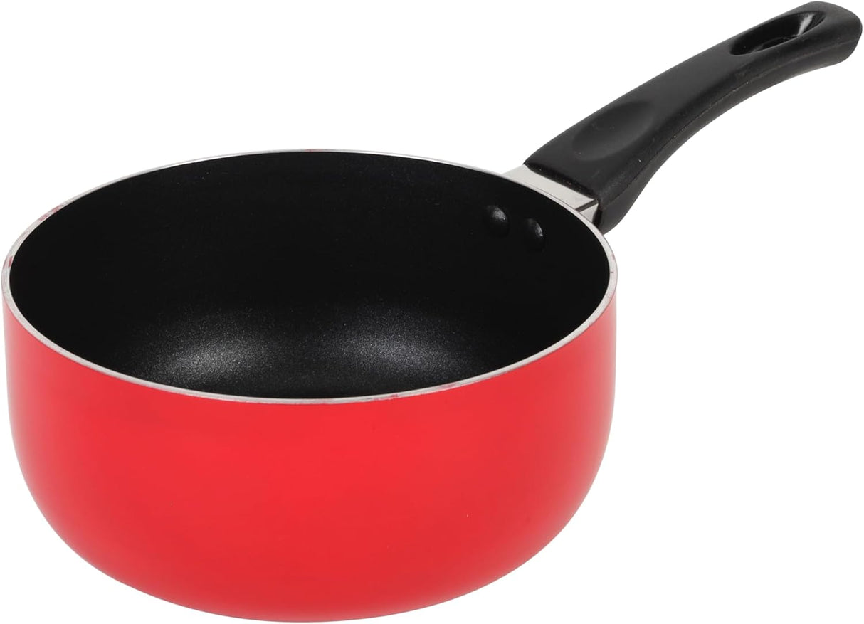 Royalford RF7923 R 8-Piece Red Non-Stick Cookware Set