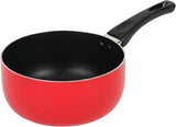Royalford RF7923 R 8-Piece Red Non-Stick Cookware Set