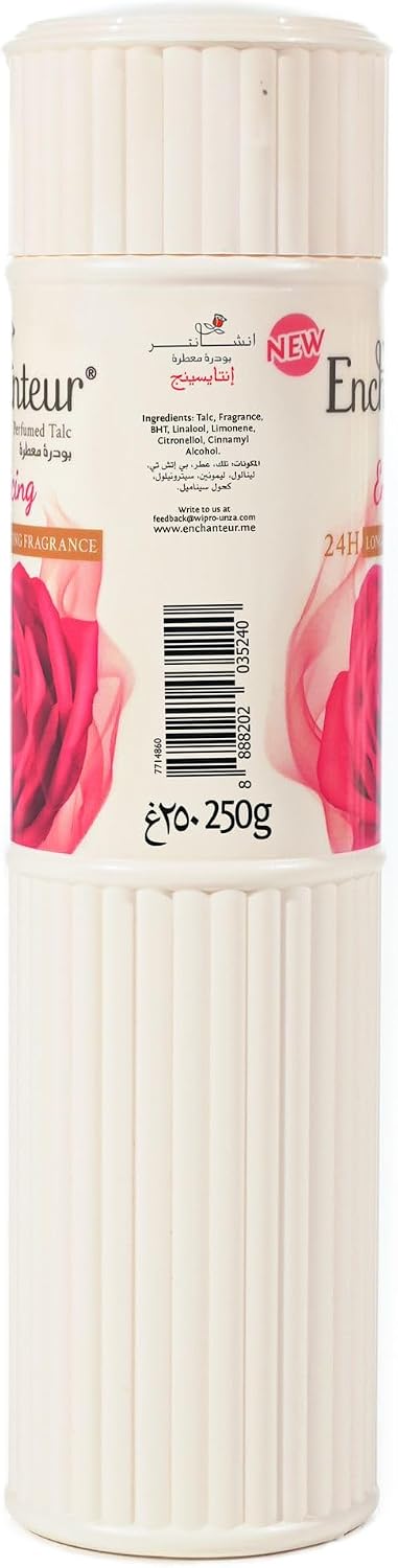 Enchanteur Enticing Talc, Fragrance Powder, 250g