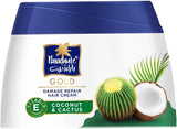 Parachute Gold Damage Repair Hair Cream,Coconut & Cactus, 2 × 140 ml