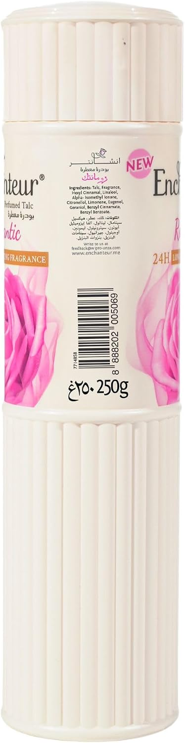 Enchanteur Romantic Talc, Fragrance Powder, 250g