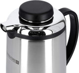 Royalford Stainless Steel Vacuum Flask, 1 Litres, Silver and Black