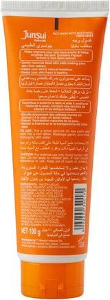 Junsui Naturals Face Wash Papaya Scrub 100g
