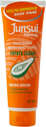 Junsui Naturals Face Wash Papaya Scrub 100g