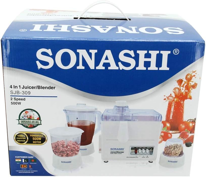 Sonashi 4 IN 1 Juicer/Blender SJB-309