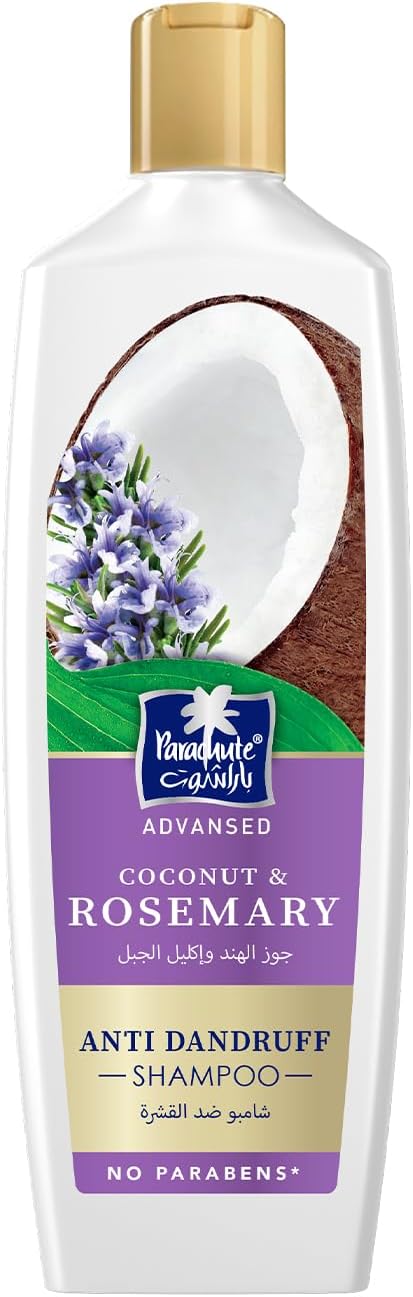 Parachute Advansed Coconut & Rosemary Anti-Dandruff Shampoo, 340 ml