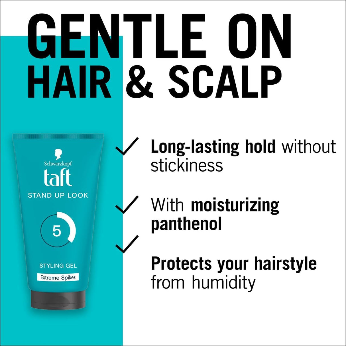 Schwarzkopf Taft Stand Up Look Styling Gel – Extreme Spikes (150ml)