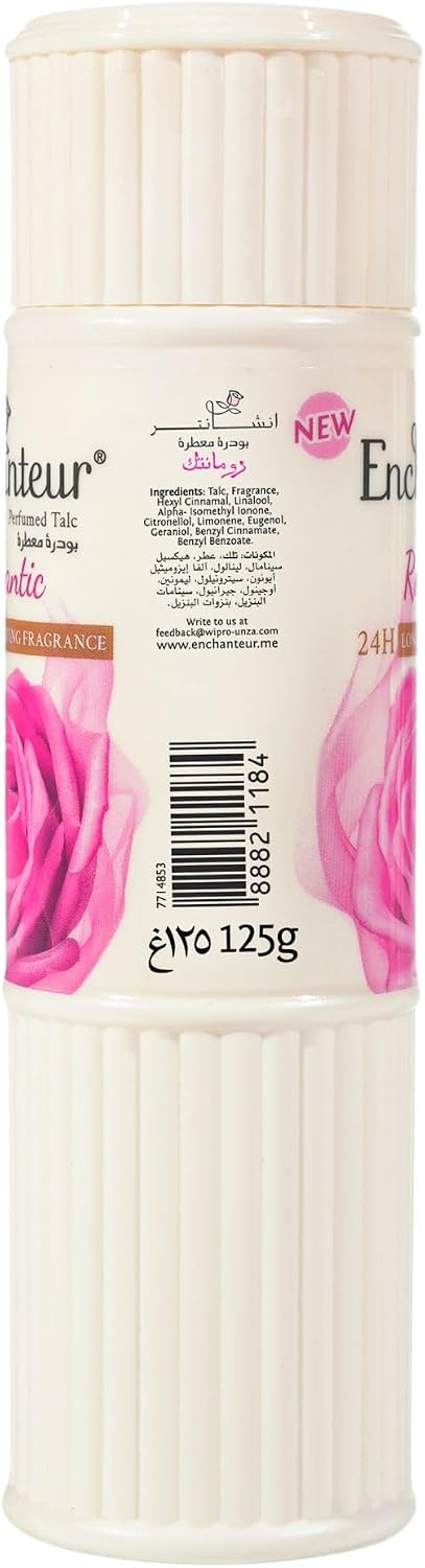 Enchanteur Romantic Talc Fragrance Powder, 125g