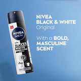 Nivea Men Black & White Invisible Antiperspirant Spray 150ml