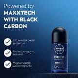 Nivea Men Deep Darkwood Anti-Perspirant Roll-On 50ml