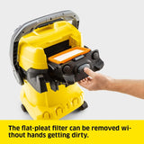 Karcher Wet & Dry Vacuum Cleaner, 25L, 1100W