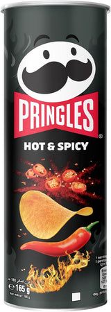Pringles Hot & Spicy Flavour - Potato Chips - 165gm