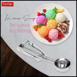 Prestige Main Ingredients Stainless Steel Ice Cream Scoop with Spring Release Mechanism | PR9620