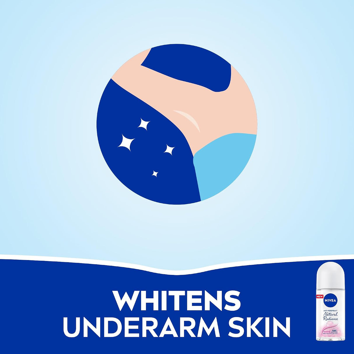Nivea Natural Radiance Roll-On Deodorant – 50ml