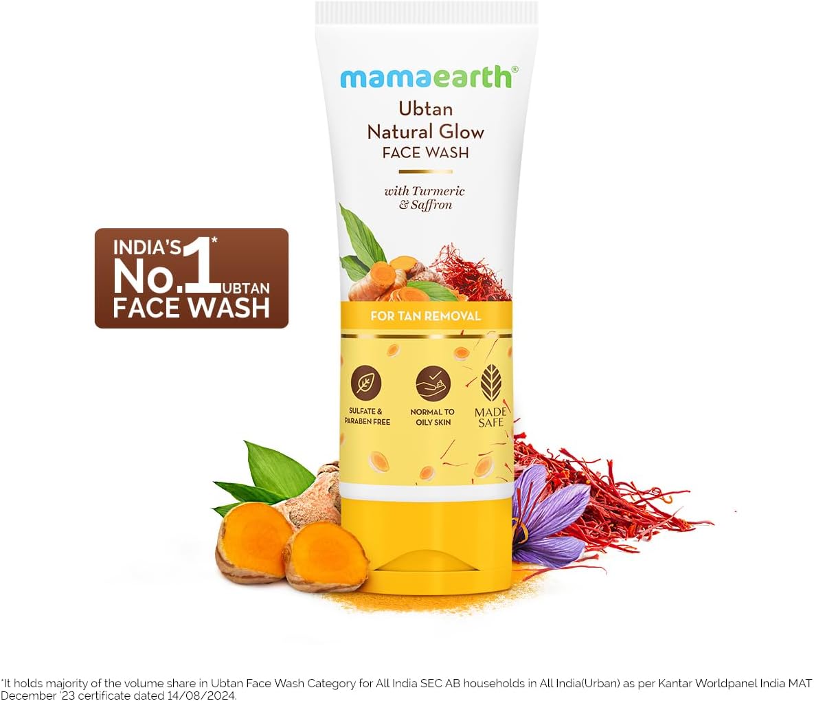 Mamaearth Ubtan Face Wash 100ml