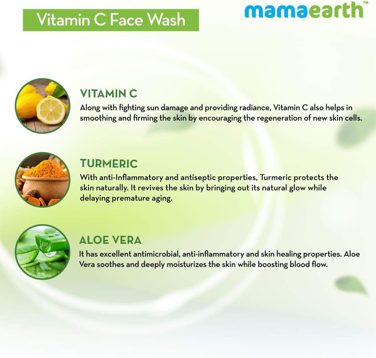 Mamaearth Vitamin C Face Wash 100ml