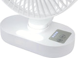 Sonashi Rechargeable Table Fan, 9 Inch, SRF-804