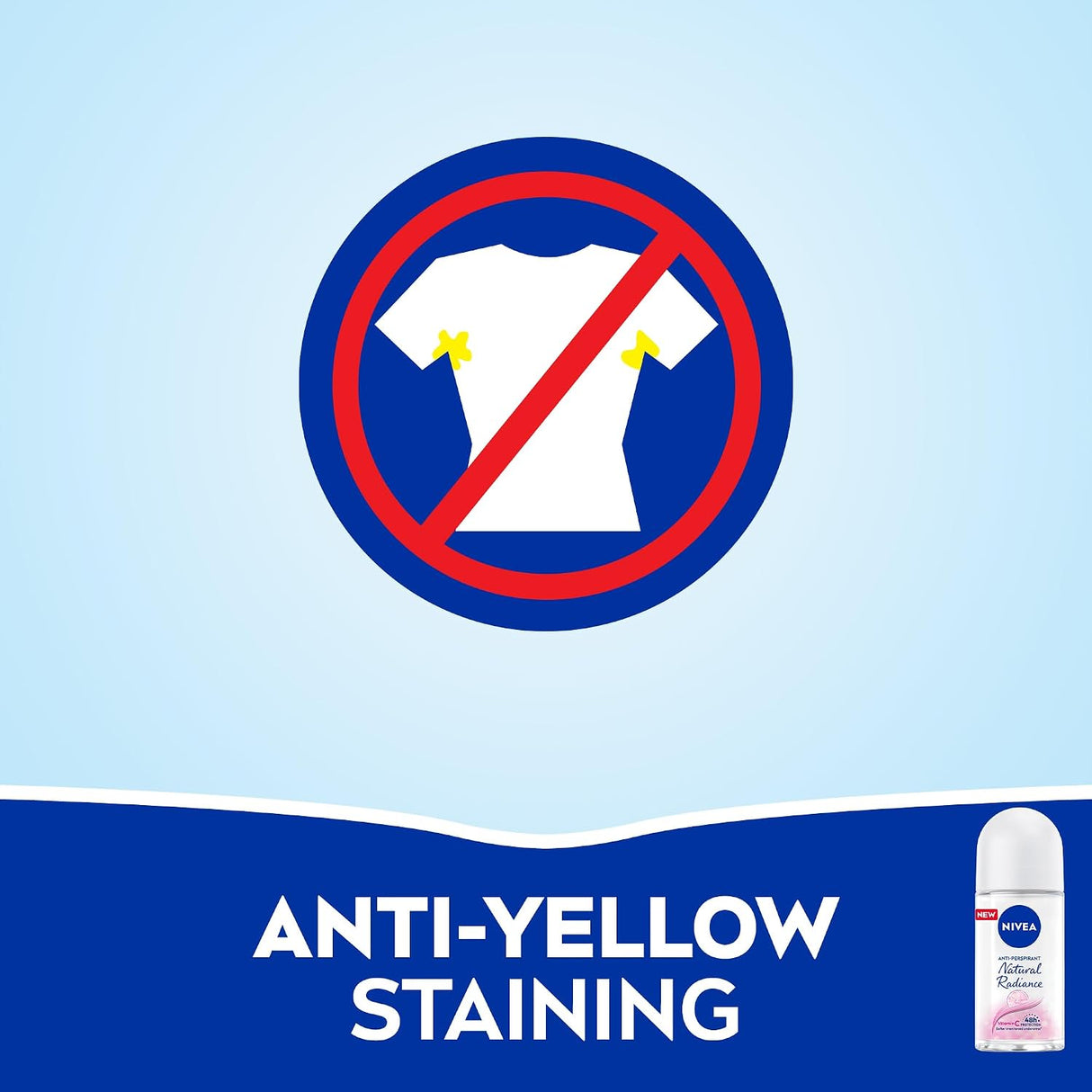 Nivea Natural Radiance Roll-On Deodorant – 50ml