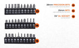 Black & Decker 108 Pieces Hand Tool Kitfor Home & Office Orange/Black BMT108C