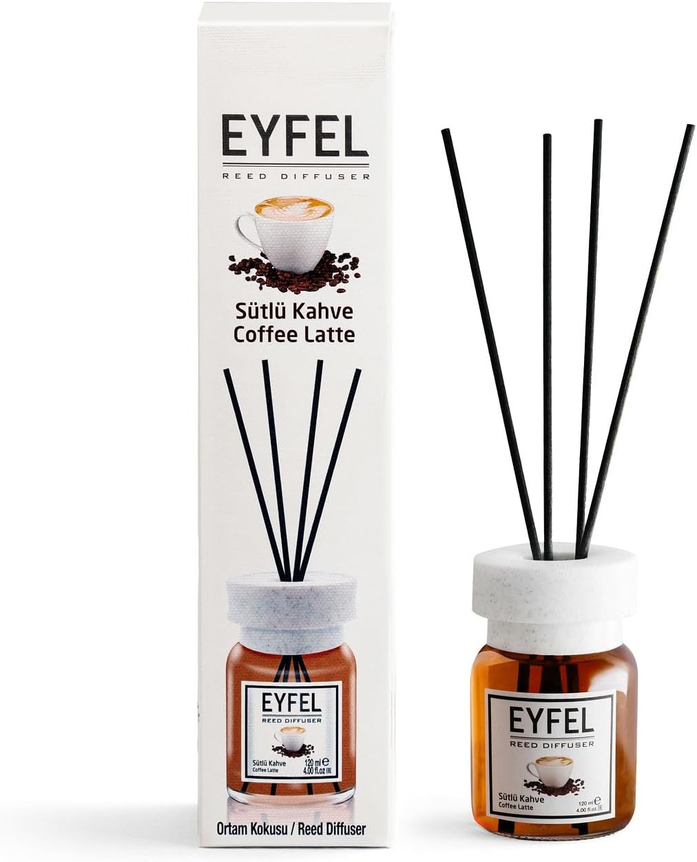 Eyfel Reed Diffuser- Coffee Latte 120ml