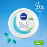 Nivea Soft Moisturising Cream, All-Purpose Day Cream, Jar 300ml