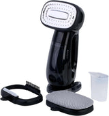 Sonashi Garment Steamer With Digital LED Display | 3 Level Steams | Continuous Work -30 Min With Auto-Shut Off Function | Detachable Tank Capacity & Removable Fabric Brush 300 ml 2000W SGS-323 Black